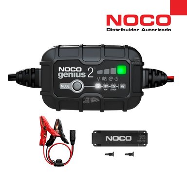 CARGADOR NOCO GENIUS2 MANTENEDOR BATERÍA MOTO DE 6/12V