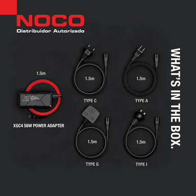 ADAPTADOR NOCO XGC4 CORRIENTE CARGADOR 240V GB70 150 56W - 3