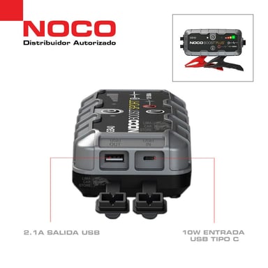 ARRANCADOR DE BATERÍA NOCO GB40 PORTATIL AUTO BOOSTER JUMPER - 2