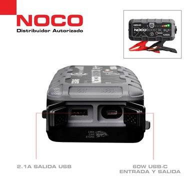 ARRANCADOR DE BATERÍA NOCO GBX45 PORTÁTIL BOOSTER JUMP STARTER - 2