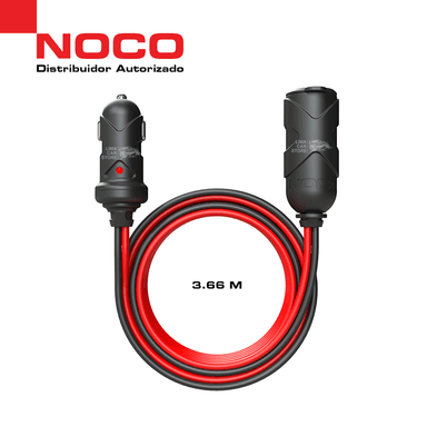 EXTENSIÓN CIGARRERA NOCO GC019 12V 3.8M CARGADOR DE AUTO