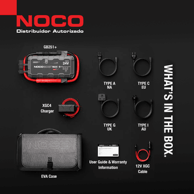 ARRANCADOR DE BATERÍA NOCO GB251 PORTÁTIL AUTO BOOSTER JUMPER - 4