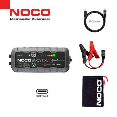 ARRANCADOR DE BATERÍA NOCO GB50 PORTÁTIL AUTO BOOSTER JUMPER