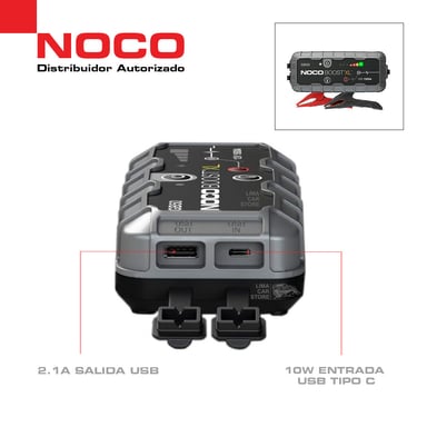 ARRANCADOR DE BATERÍA NOCO GB50 PORTÁTIL AUTO BOOSTER JUMPER - 2