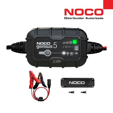 CARGADOR NOCO GENIUS5 MANTENEDOR BATERÍA AUTO DE 6/12V