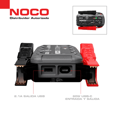 ARRANCADOR DE BATERÍA NOCO GBX55 PORTÁTIL BOOSTER JUMP STARTER - 2
