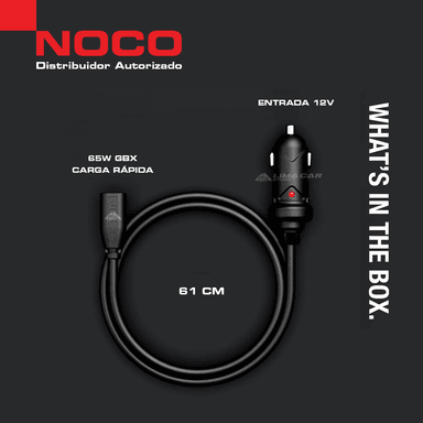 CARGADOR NOCO GBC11 DE AUTO 65W CARGA RAPIDA GBX 45/55/75 - 2
