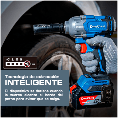 LLAVE PISTOLA IMPACTO DONG CHENG DCPB488 20 V 488NM DONGCHENG 5AH MALETA PROFESIONAL - 4
