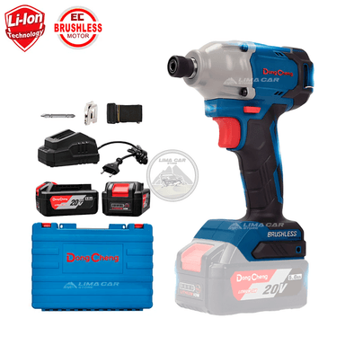 ATORNILLADOR DONG CHENG DCPL03-14 180NM BATERÍA LITIO 20V 5AH MALETA