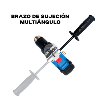 TALADRO DONG CHENG PERCUTOR ATORNILLADOR DCJZ0313 4AH MALETA PRO 20V - 4