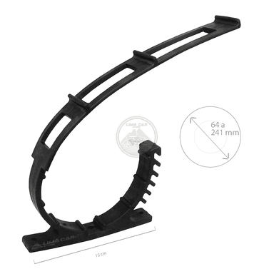 ABRAZADERA QUICK FIST 64-241MM SUJETADOR SOPORTE EXTINTOR - 2