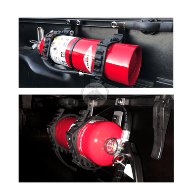ABRAZADERA QUICK FIST 64-241MM SUJETADOR SOPORTE EXTINTOR - 3