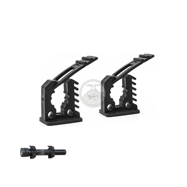 SET 2 ABRAZADERAS QUICK FIST MINI 16-35MM SUJETADOR HACHA LAMPA