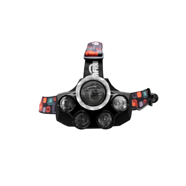 LINTERNA CAFINI L7627C-5 DE CABEZA MINERA FRONTAL 5 LEDS CON ZOOM RECARGABLE USB