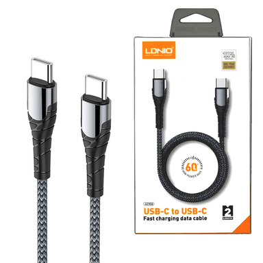 CABLE CARGADOR LDNIO TIPO C 2 METROS LAPTOP MACBOOK HUAWEI LC102