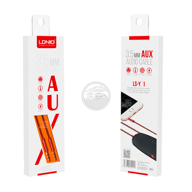 CABLE DE AUDIO AUXILIAR JACK 3.5MM 1M LDNIO PARLANTE KARAOKE - 2