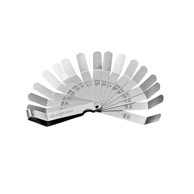 CALIBRADOR TOOLTECH DE BUJIA CURVO 16 LÁMINAS GAUGE MM