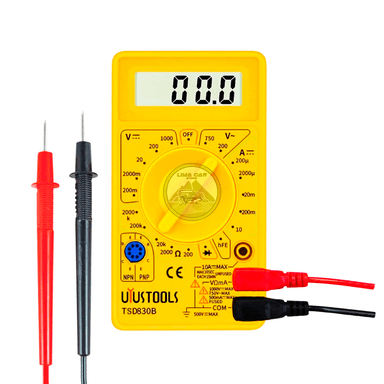 MULTÍMETRO UYUSTOOLS MULTITESTER DIGITAL LCD MAXIMA PRECISION