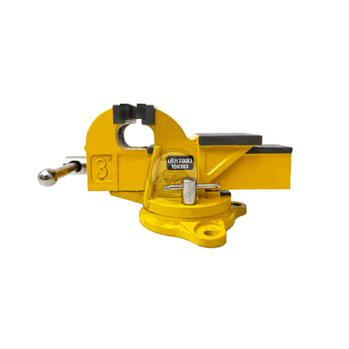 PRENSA UYUSTOOLS TORNILLO DE BANCO 3 BASE GIRATORIA YUNQUE