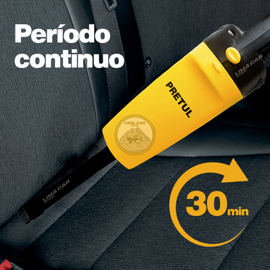 ASPIRADORA PRETUL PORTATIL 60W PARA AUTO 12V + ESQUINERO - 5
