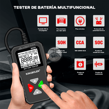 TESTER MOAB DIGITAL DE BATERÍA MULTIFUNCIONAL 6 12 24V KINGBOLEN - 3