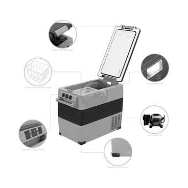 NEVERA MOAB FREEZER LG 55 LITROS PARA AUTO Y CAMIONETA - 2