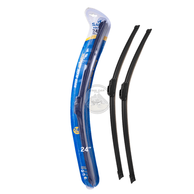 SET 2 PLUMILLAS LIMPIA PARABRISAS 24 PULG ERGONÓMICA FLEX AUTO