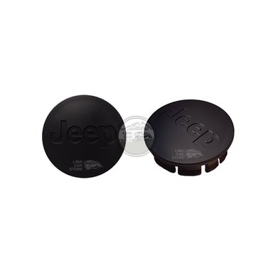 TAPA DE CENTRO JEEP DE ARO NEGRO MATE 5.6MM GRAND CHEROKEE COMPASS PATRIOT