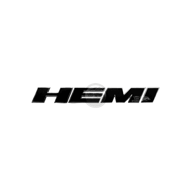 EMBLEMA JEEP LOGO HEMI NEGRO GRAND CHEROKEE