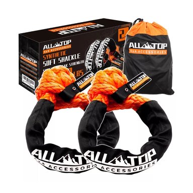 SET 2 GRILLETES MOAB SINTÉTICO OFF ROAD 1/2 22T ALLTOP RESCATE REMOLQUE
