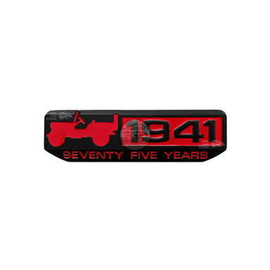 LOGO EMBLEMA JEEP 1941 WRANGLER ROJO GRAND CHEROKEE COMPASS