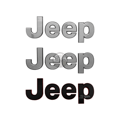 EMBLEMA JEEP CROMO GRANDE GRAND CHEROKEE WRANGLER COMPASS - 2