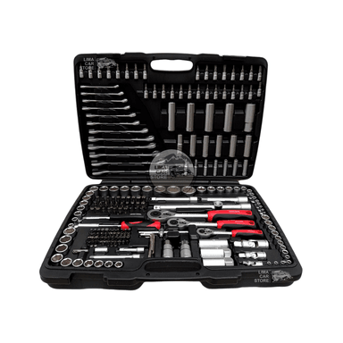 SET MALETA TOOLTECH 216 PIEZAS DADOS + LLAVES NO STANLEY