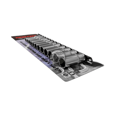 SET DADOS TOOLTECH 12 PIEZAS RIEL TUBULARES 3/8 HEX 8-19MM NO STANLEY