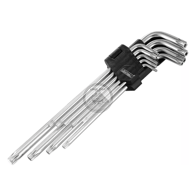 SET LLAVES TORX 9 PIEZAS EN L T10-T50 LARGO UYUSTOOLS CON ESTUCHE
