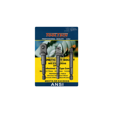 ADAPTADORES DE DADOS A TALADRO 1/2, 1/4 Y 3/8 TOOLTECH