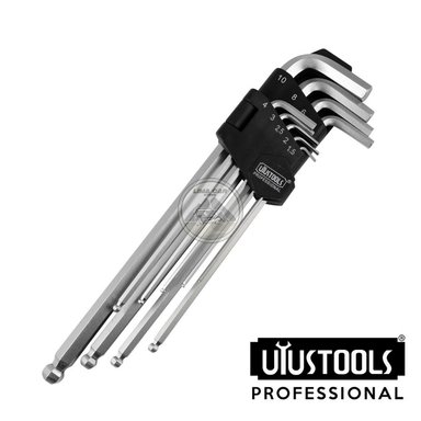 SET LLAVES ALLEN 9 PIEZAS HEX EN L 1.5-10MM LARGO UYUSTOOLS