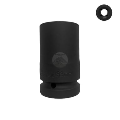 DADO DE IMPACTO TOOLTECH 1 NRO 33MM MULTIPLICADOR FUERZA - 2