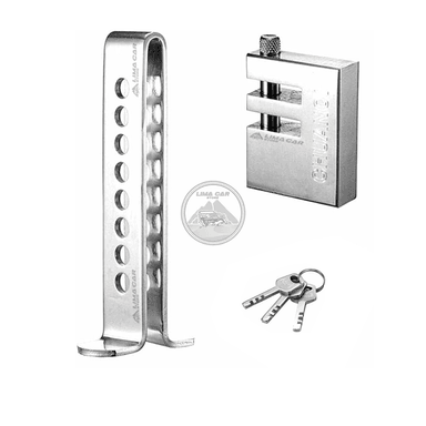 SEGURO BLOQUEO TRABA PEDAL ANTIRROBO DE ACERO