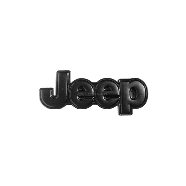 EMBLEMA LOGO JEEP POSTERIOR NEGRO RENEGADE COMPASS CHEROKEE