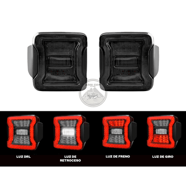 FARO LED POSTERIOR JEEP WRANGLER JK A JL - 3