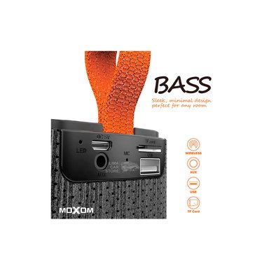 PARLANTE BLUETOOTH PORTATIL BASS 360° BOCINA AUX USB SD - 2
