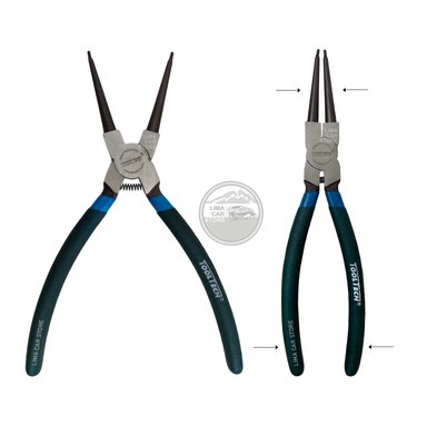 ALICATE PINZA TOOLTECH SACA SEGURO PUNTA RECTA PARA CERRAR 9