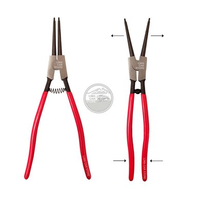 ALICATE PINZA TOOLTECH SACA SEGURO PUNTA RECTA PARA ABRIR 13