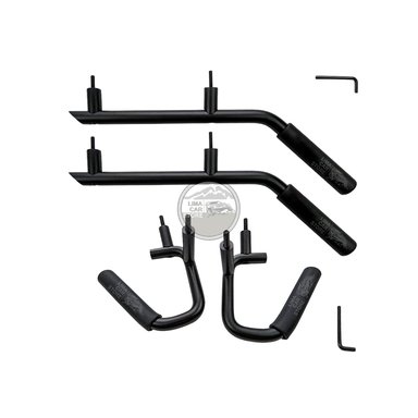 SET 4 ASAS AGARRADERAS JEEP DELANTERA Y POSTERIOR WRANGLER 2007-2018