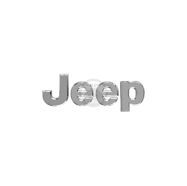 EMBLEMA JEEP MEDIANO CROMADO GRAND CHEROKEE COMPASS