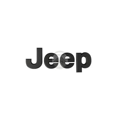 EMBLEMA JEEP MEDIANO NEGRO MATE GRAND CHEROKEE COMPAS