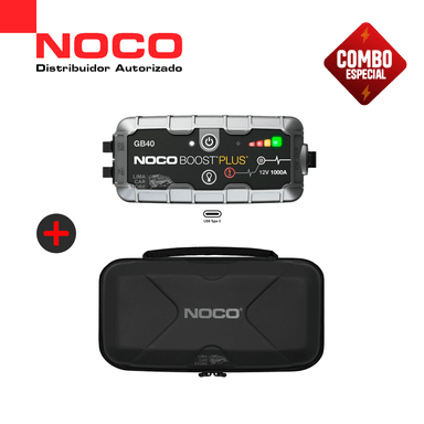 COMBO NOCO GB40 ARRANCADOR BATERÍA PORTÁTIL + ESTUCHE