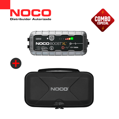 COMBO NOCO GB50 ARRANCADOR BATERÍA PORTÁTIL + ESTUCHE