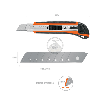 NAVAJA MULTIUSO CUCHILLA CUTTER CALADORA TRUPER - 2